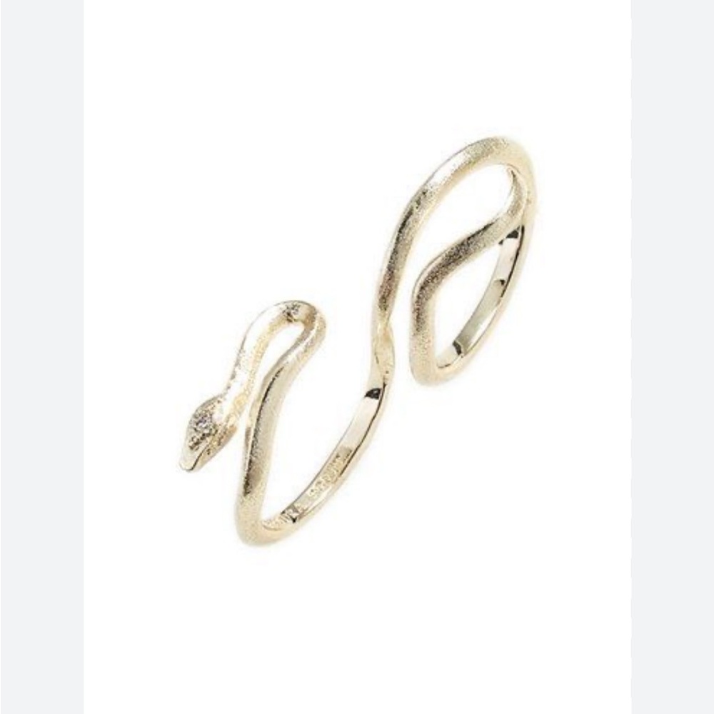 Kendra Scott  Double Band Gold Serpent Ring